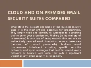 cloud email security