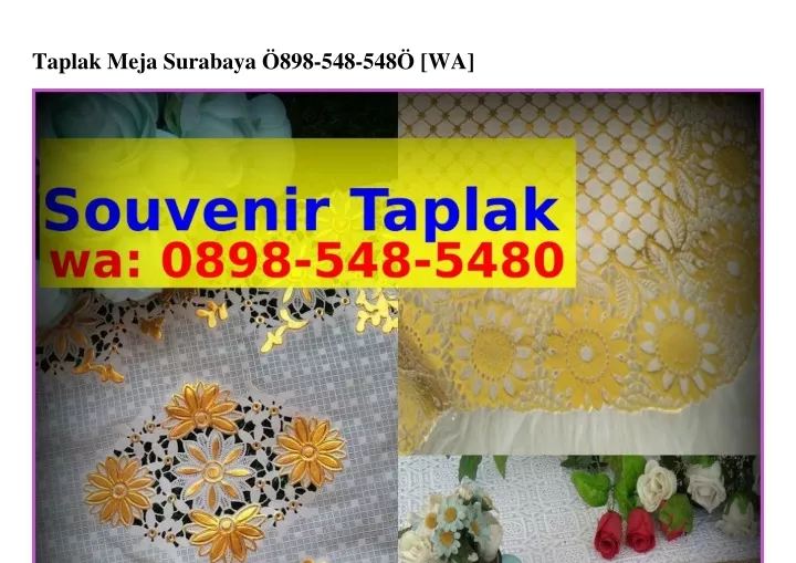 taplak meja surabaya 898 548 548 wa