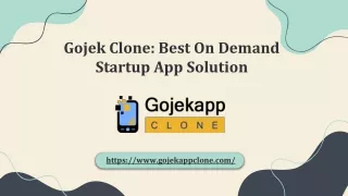 gojek clone best on demand startup app solution