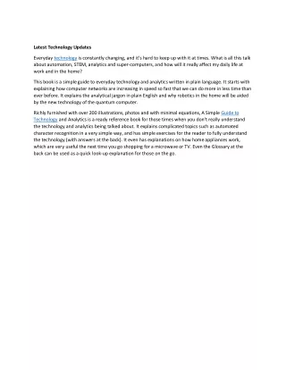 latest technology updates