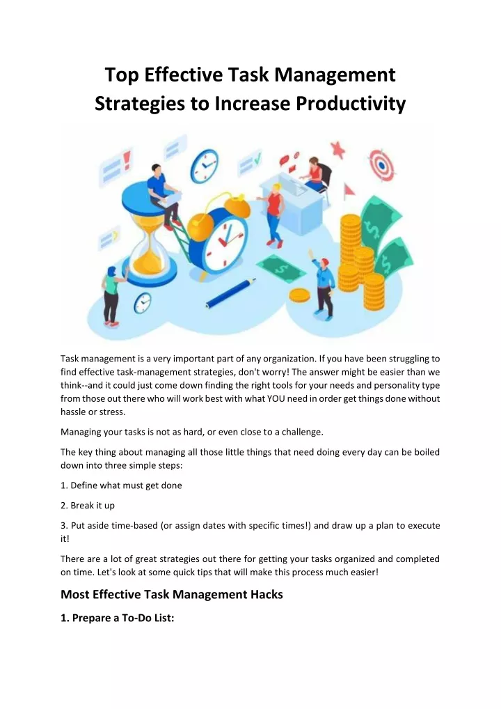 top effective task management strategies