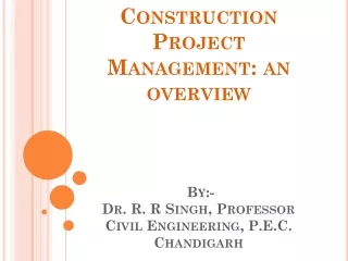 11. Project Management