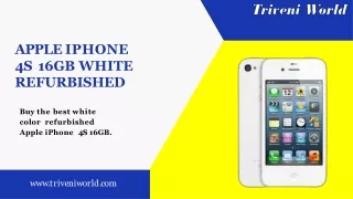 Apple iPhone 4S 16GB White Refurbished