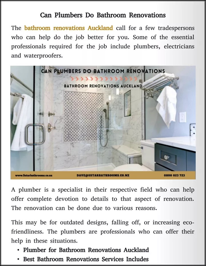 can plumbers do bathroom renovations can plumbers