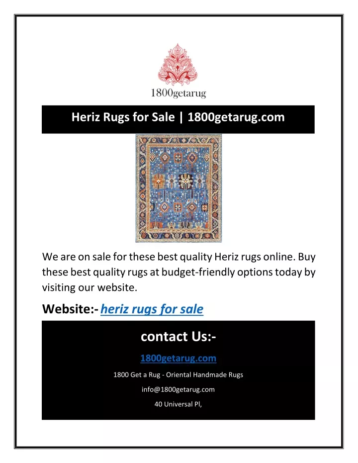 heriz rugs for sale 1800getarug com