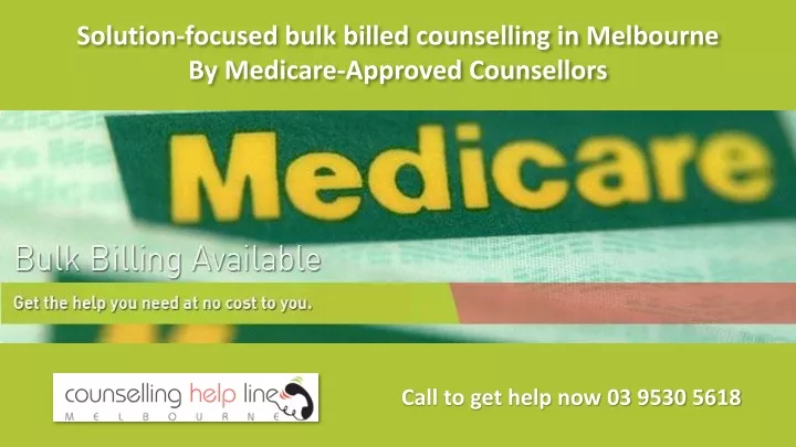 solution focused bulk billed counselling in melbourne by medicare approved counsellors