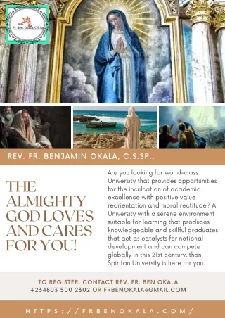 Almighty God Loves and Cares