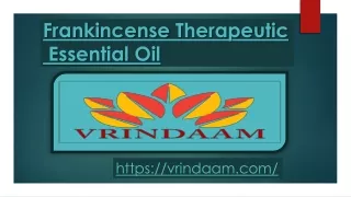 Frankincense Therapeutic Essential Oil