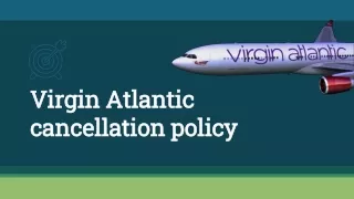 virgin atlantic cancellation policy