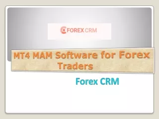 mt4 mam software for forex traders
