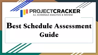 Best Schedule Assessment Guide