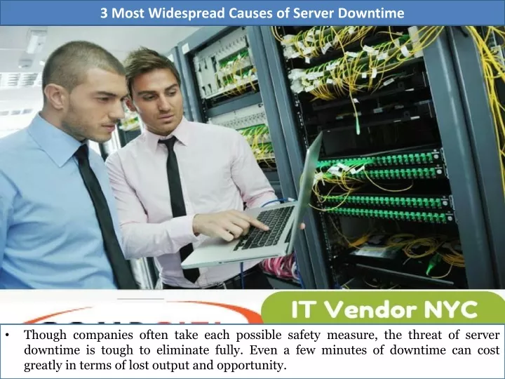 3 most widespread causes of server downtime