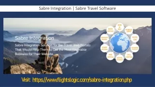 Sabre Integration | Sabre GDS Integration