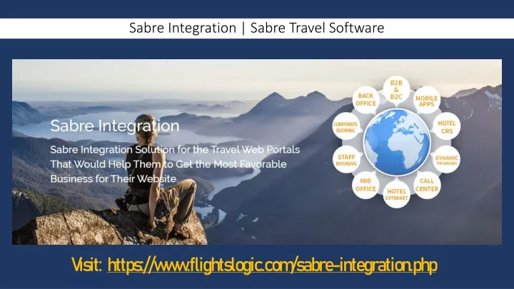 sabre integration sabre travel software