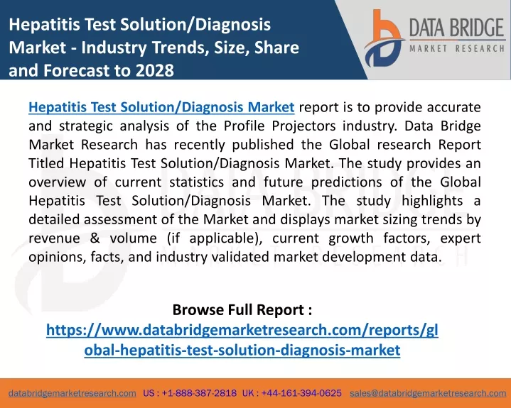 hepatitis test solution diagnosis market industry