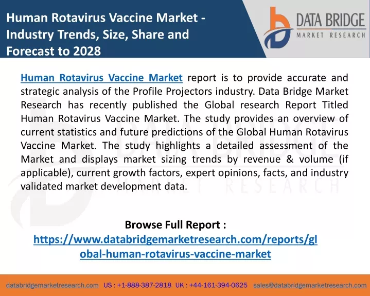 human rotavirus vaccine market industry trends