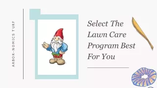 Select the lawn care program best for you