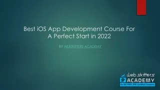 iOS app development course