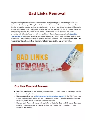 Bad Links Removal.docx