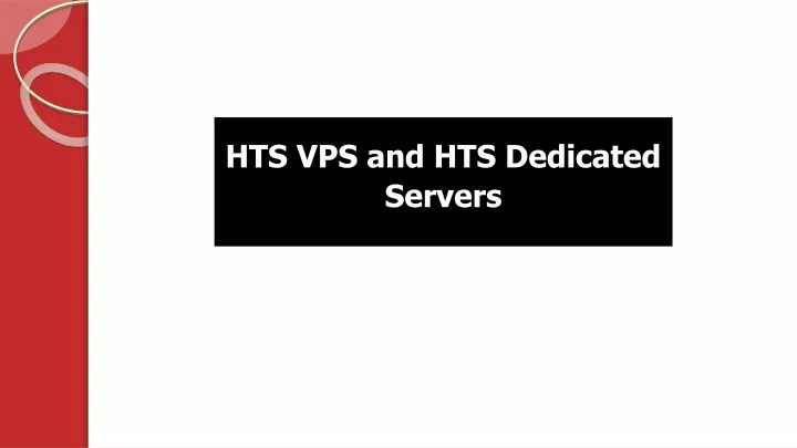 hts vps and hts dedicated servers