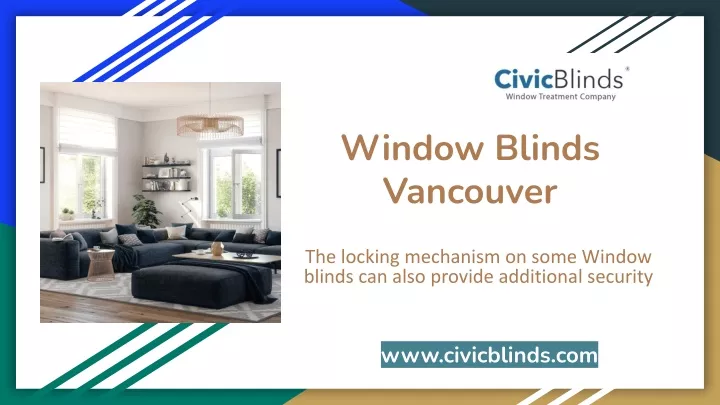 window blinds vancouver