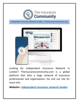 Independent Insurance Network London | Theinsurancecommunity.com