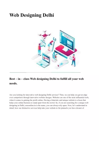 Web Designing Delhi