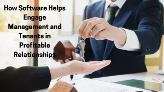 how software helps engage management and tenants