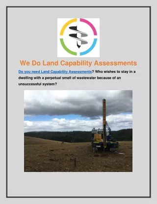 What Is A Land Capability Assessment