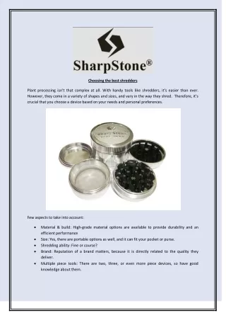 choosing the best shredders