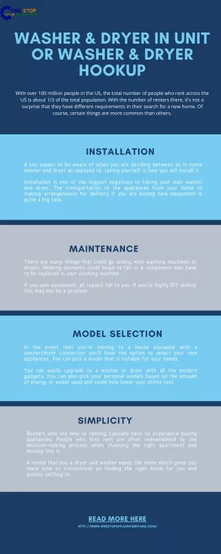 Washer & Dryer In Unit or Washer & Dryer Hookup