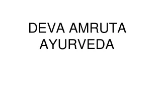 Deva Amruta Ayurveda