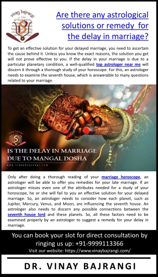 are there any astrological solutions or remedy