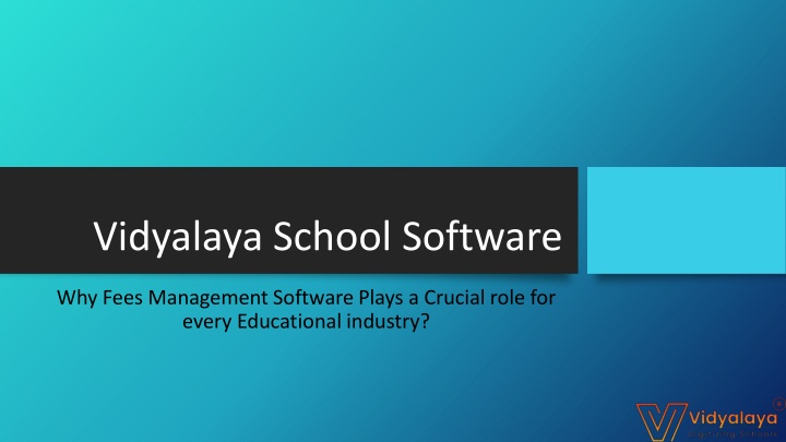 vidyalaya school software