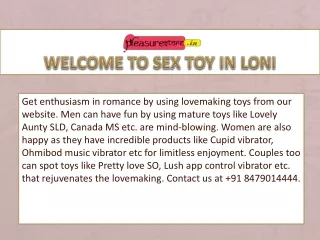 Welcome To Sex Toy In Loni