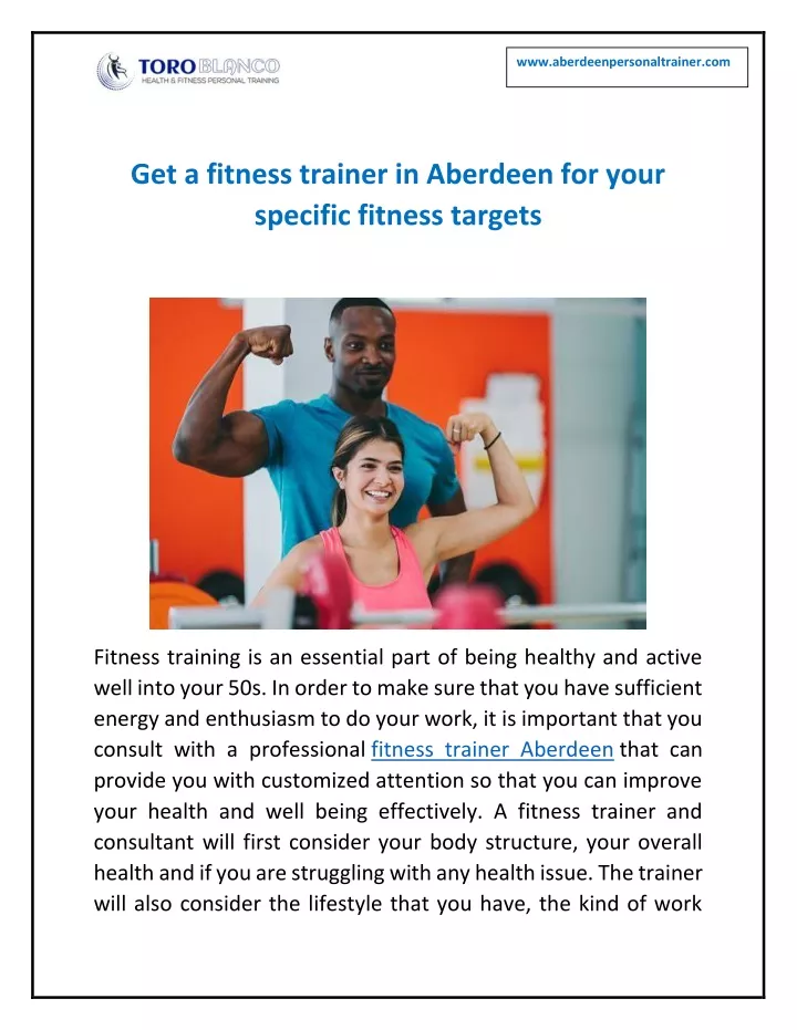 www aberdeenpersonaltrainer com