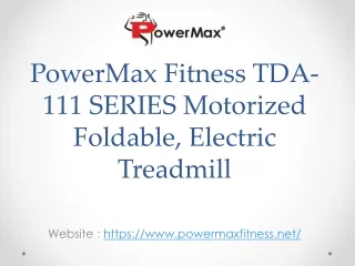 PowerMax Fitness TDA-111® Semi Auto lubrication with Auto Incline