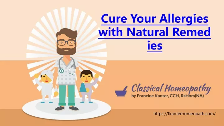 cure your allergies with natural remedies