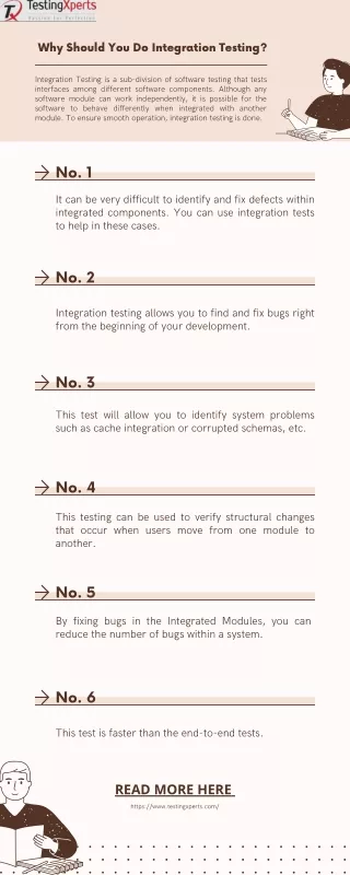 why should you do integration testing