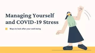 managing yourself and covid 19 stress