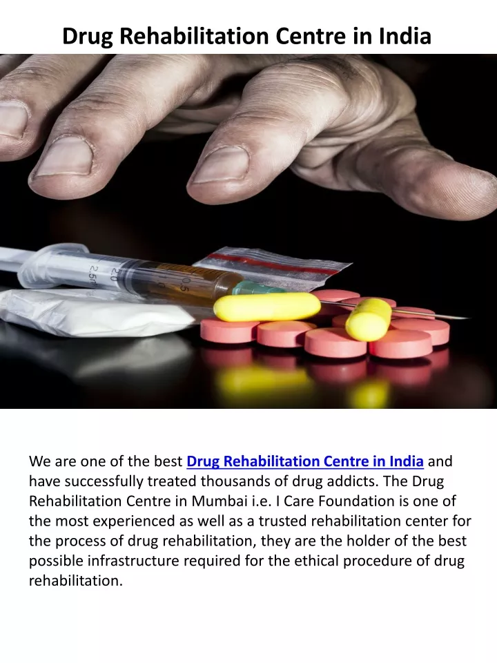 drug rehabilitation centre in india