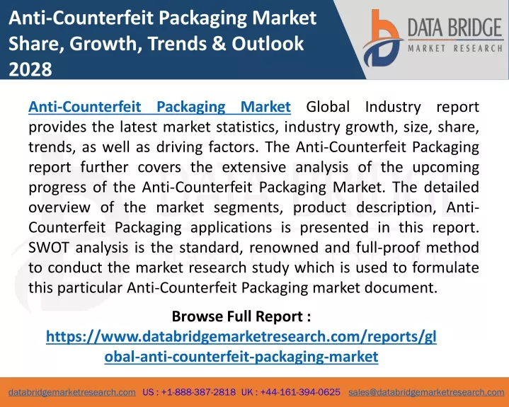 anti counterfeit packaging market share growth