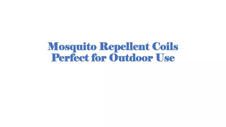 mosquito repellent coils mosquito repellent coils
