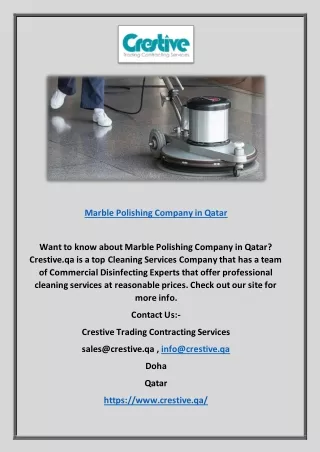 marble polishing company in qatar