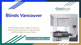 Blinds Vancouver