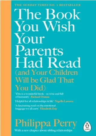 [EPUB] The Book You Wish Your Parents Had Read (and Your Children Will Be Glad That You Did Full