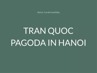 hanoi localtravelidea