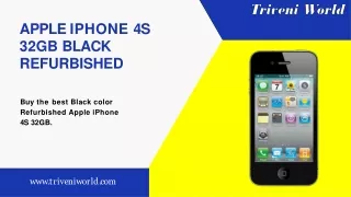 Apple iPhone 4S 32GB Black Refurbished