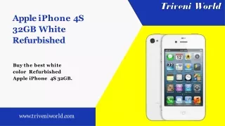 Apple iPhone 4S 32GB White Refurbished