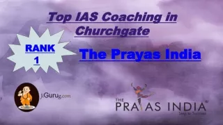 Top IAS Coaching in Churchgate